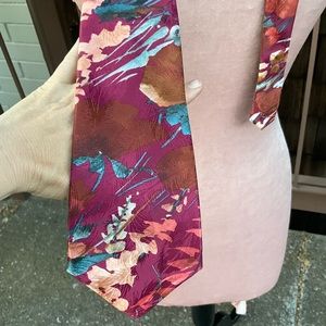 Vintage American Traditions 60’s abstract colorful necktie shimmer NWT